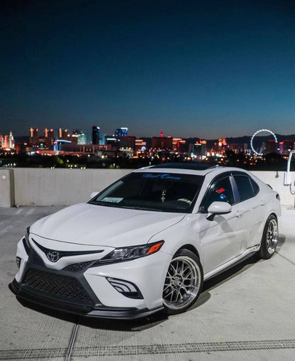 18" F1R F21 Hyper Black 5x112 / 5x114.3 Dual Pattern ( Square Setup ) ( Set of 4 )