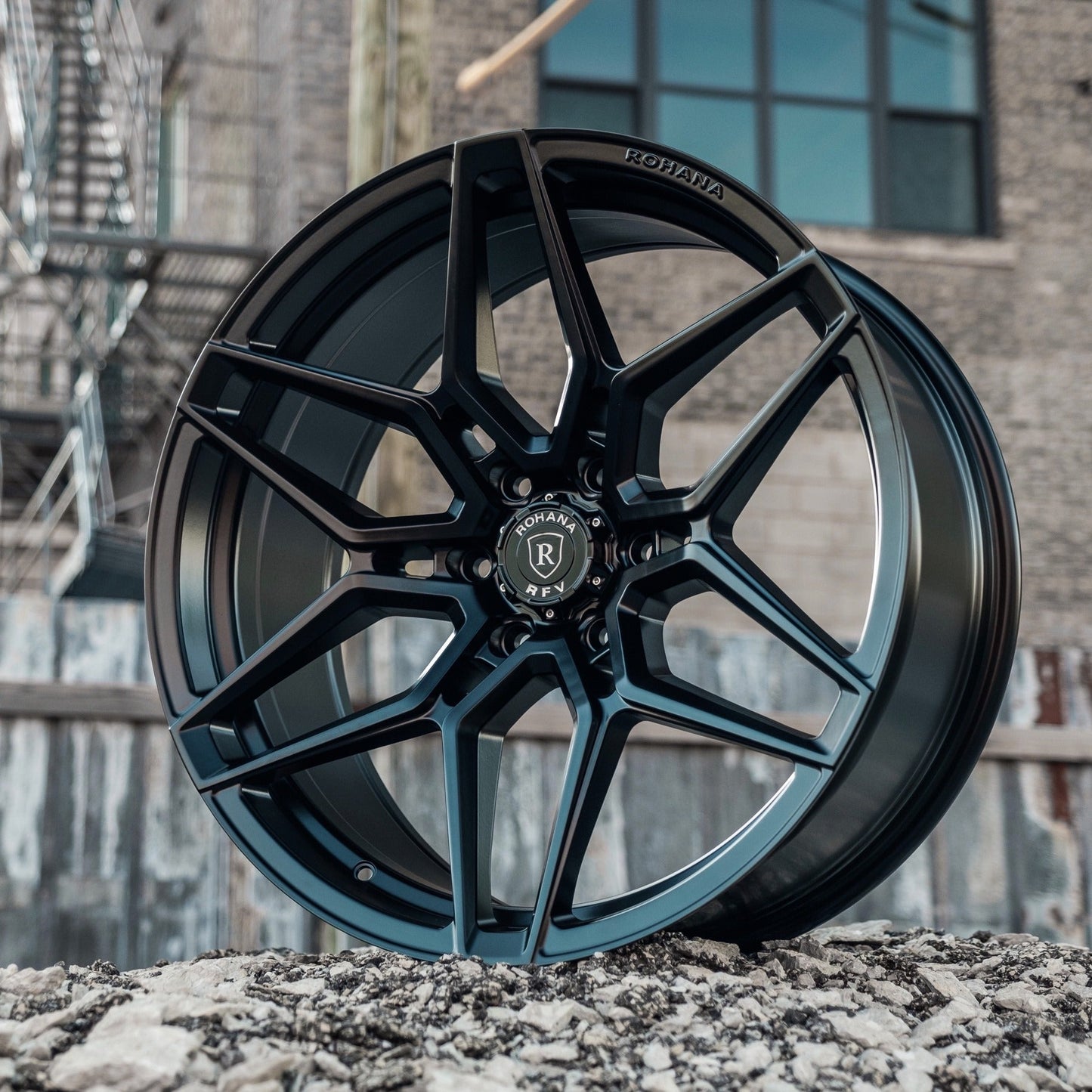 Rohana RFV2 20x9.5 ET0 Matte Black 6x135 – (Square Set of 4)