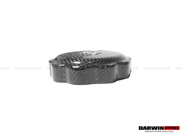 2010-2023 Ferrari (ALL MODELS) Dry Carbon Fiber Oil Cap cover - DarwinPRO Aerodynamics