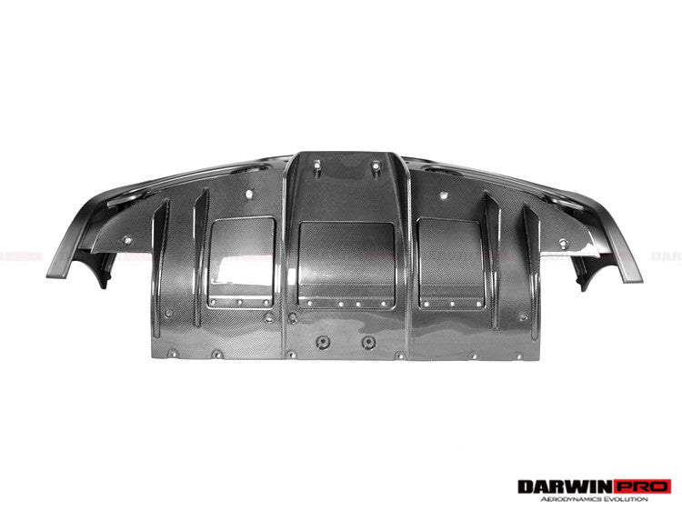 2013-2015 Ferrari 458 Speciale Rear Bumper w/ Diffuser - DarwinPRO Aerodynamics