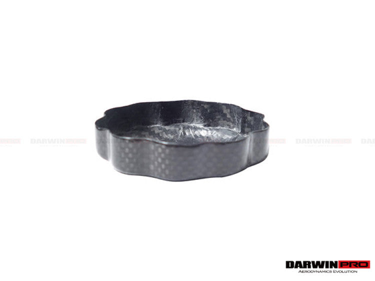 2010-2023 Ferrari (ALL MODELS) Dry Carbon Fiber Oil Cap cover - DarwinPRO Aerodynamics
