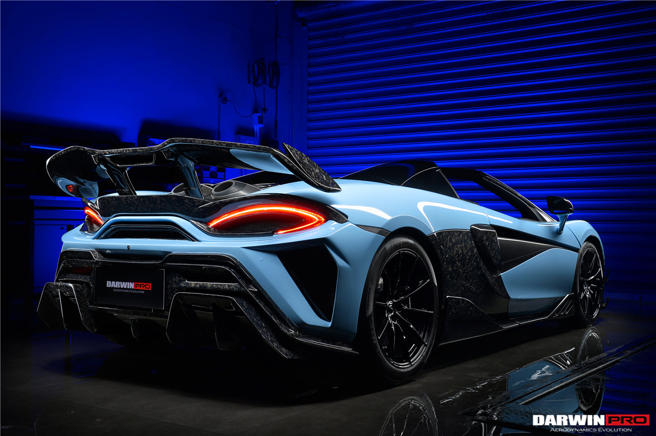2018-2021 McLaren 600lt BKSS Style Partial Carbon Fiber Rear Bumper - DarwinPRO Aerodynamics