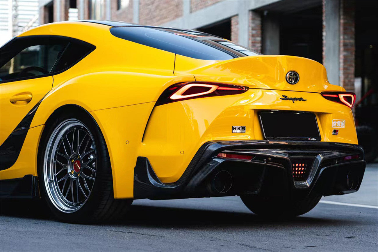 2019-UP Toyota GR Supra (J29/DB) A90 A91 BKSS Style Carbon Fiber Rear Diffuser Lip - DarwinPRO Aerodynamics