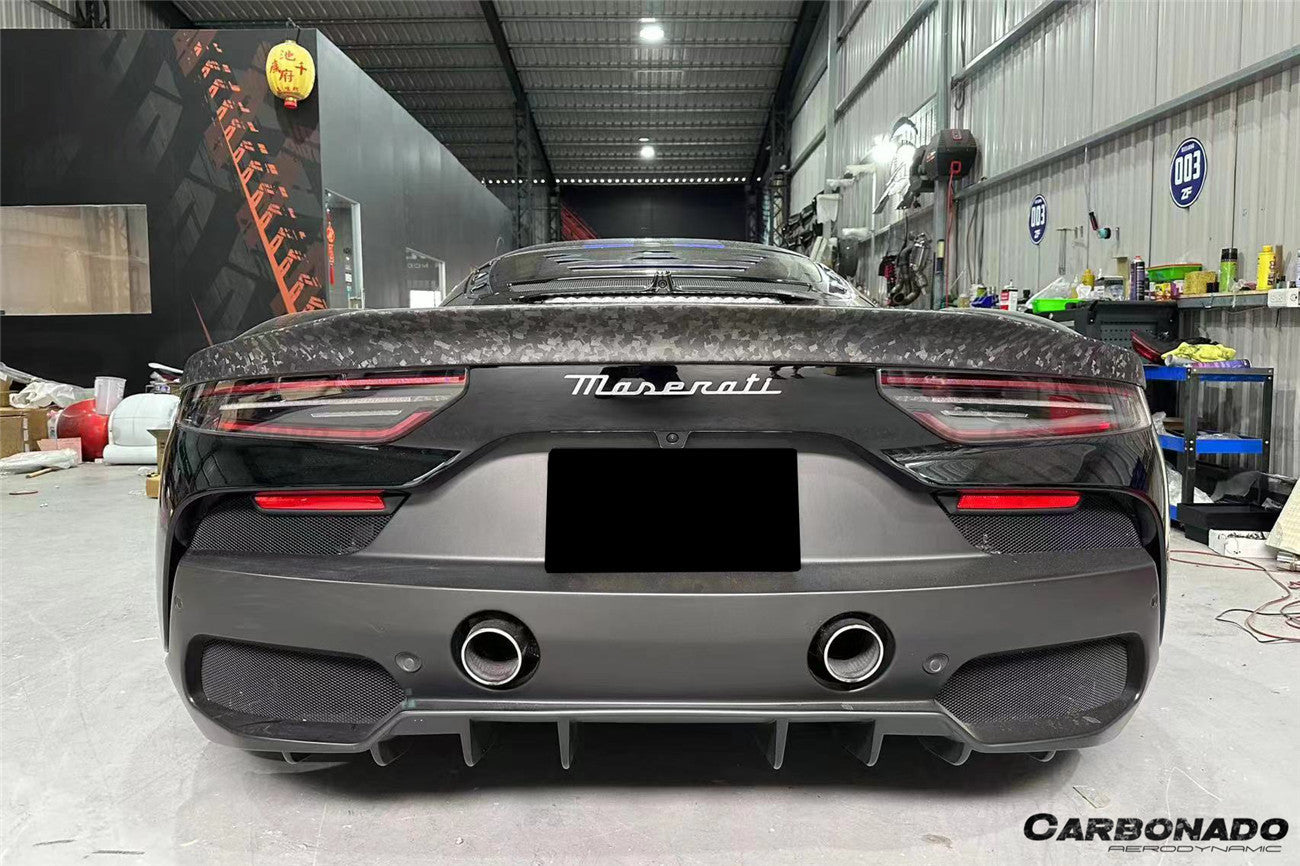 2020-2024 Maserati MC20 SVD Style Dry Carbon Fiber Trunk Spoiler Wing