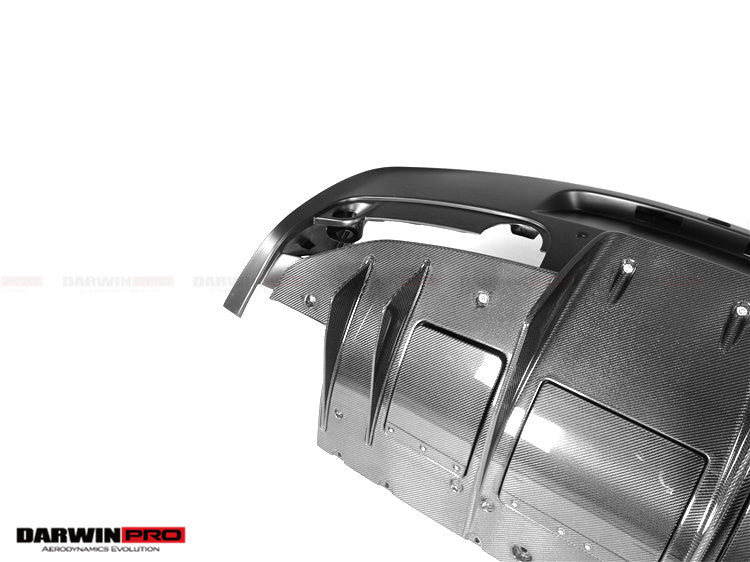 2013-2015 Ferrari 458 Speciale Rear Bumper w/ Diffuser - DarwinPRO Aerodynamics