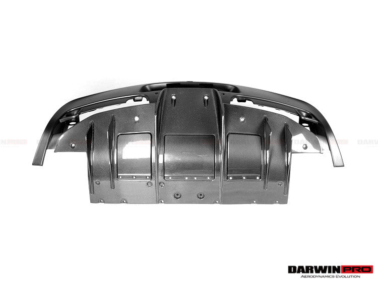 2013-2015 Ferrari 458 Speciale Rear Bumper w/ Diffuser - DarwinPRO Aerodynamics