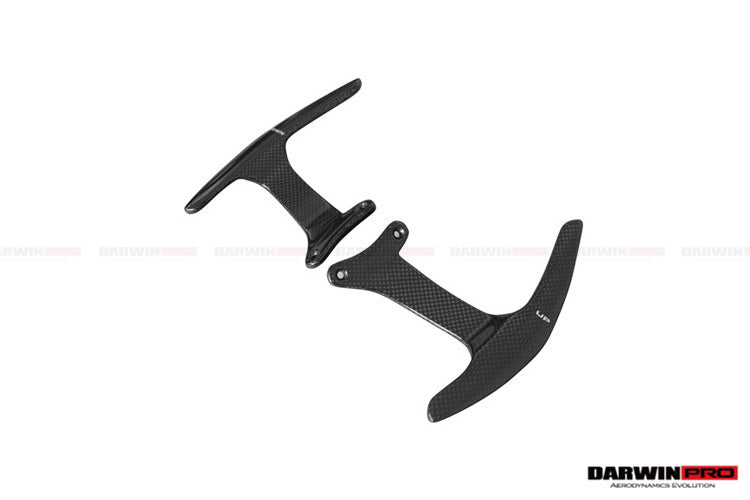 2015-2020 Ferrari 488 GTB/Spyder Dry Carbon Fiber Paddles Shift - DarwinPRO Aerodynamics