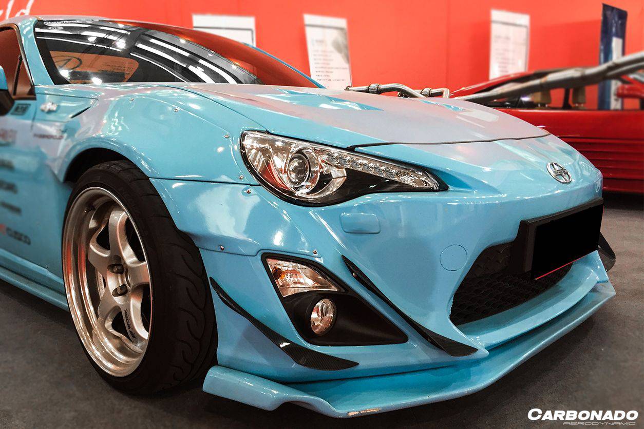 2012-2016 Scion FRS / Toyota GT86/ Subaru BRZ RBY1 Style Carbon Fiber Front Lip - Carbonado Aero
