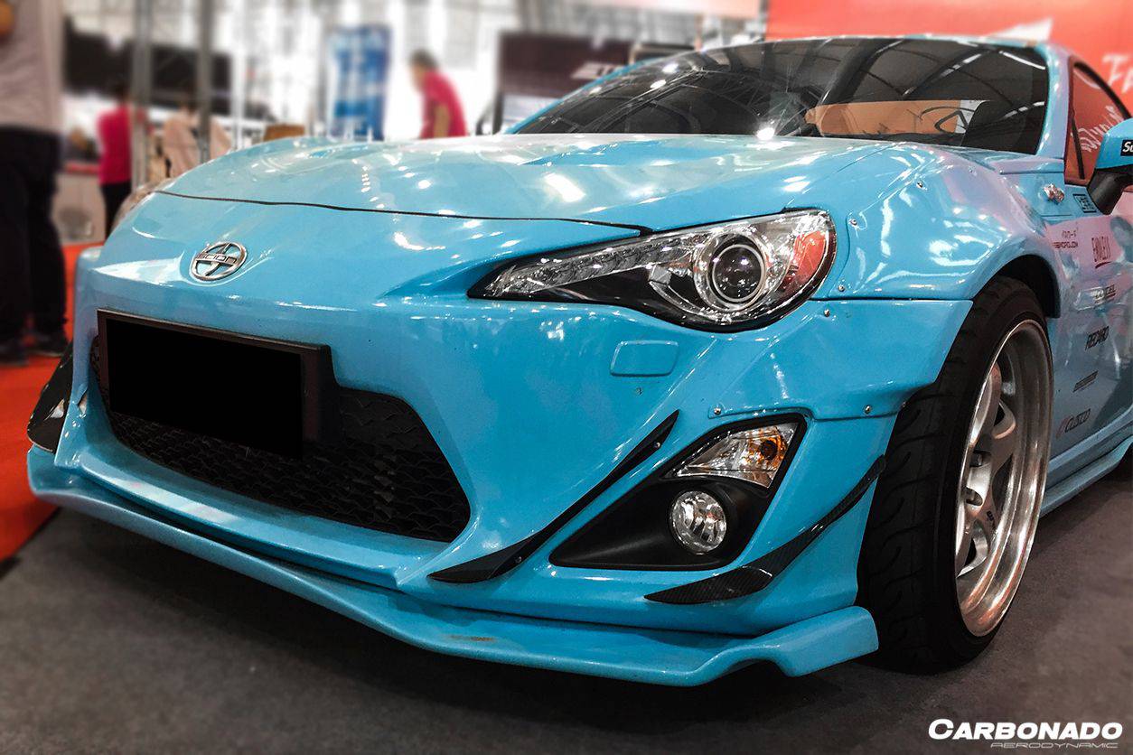 2012-2016 Scion FRS / Toyota GT86/ Subaru BRZ RBY1 Style Carbon Fiber Front Lip - Carbonado Aero