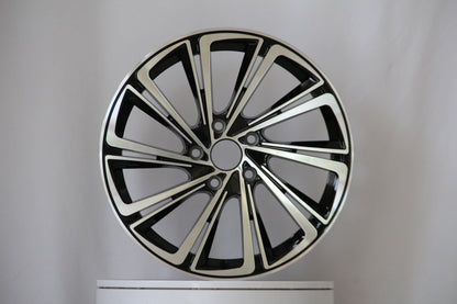 E110 Black Machined Face 17x7.5 ET35 5x112 – (Square Set of 4)