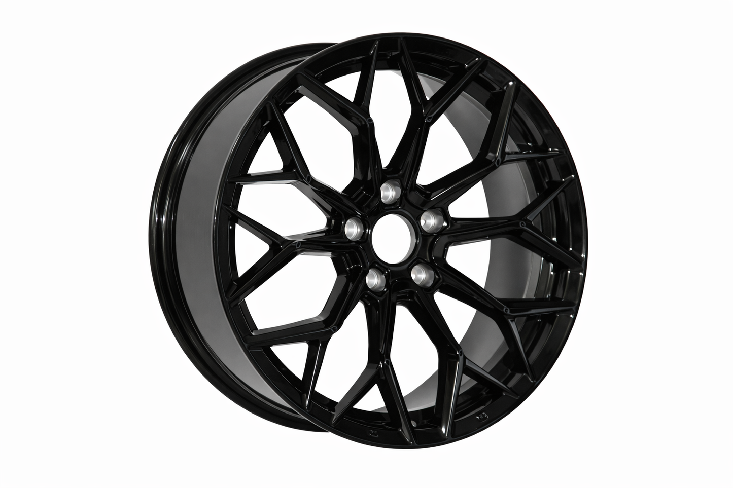 E114 Gloss Black 18x8.5 ET35 5x112 – (Square Set of 4)