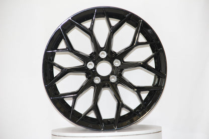 E114 Gloss Black 18x8.5 ET35 5x112 – (Square Set of 4)