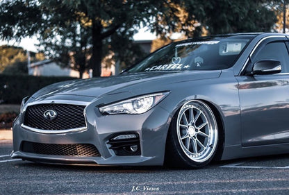 Aodhan DS08 Silver w/Machined Face - 19x8.5 +35 5x120 (Square Set of 4)