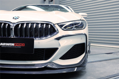 2018-2022 BMW 8 Series G14 Convertible/G15 Coupe/G16 4DR-Gran Coupe 840/850 IMP Performance Carbon Fiber Front Lip - DarwinPRO Aerodynamics
