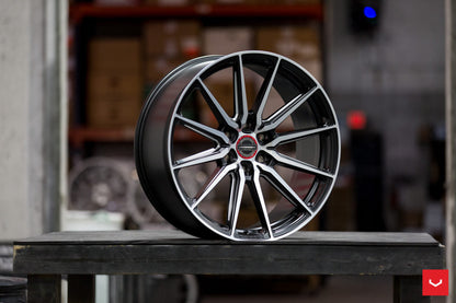 22" Vossen HF6-1 Brushed Matte Black 6x135 ( Set of 4 )