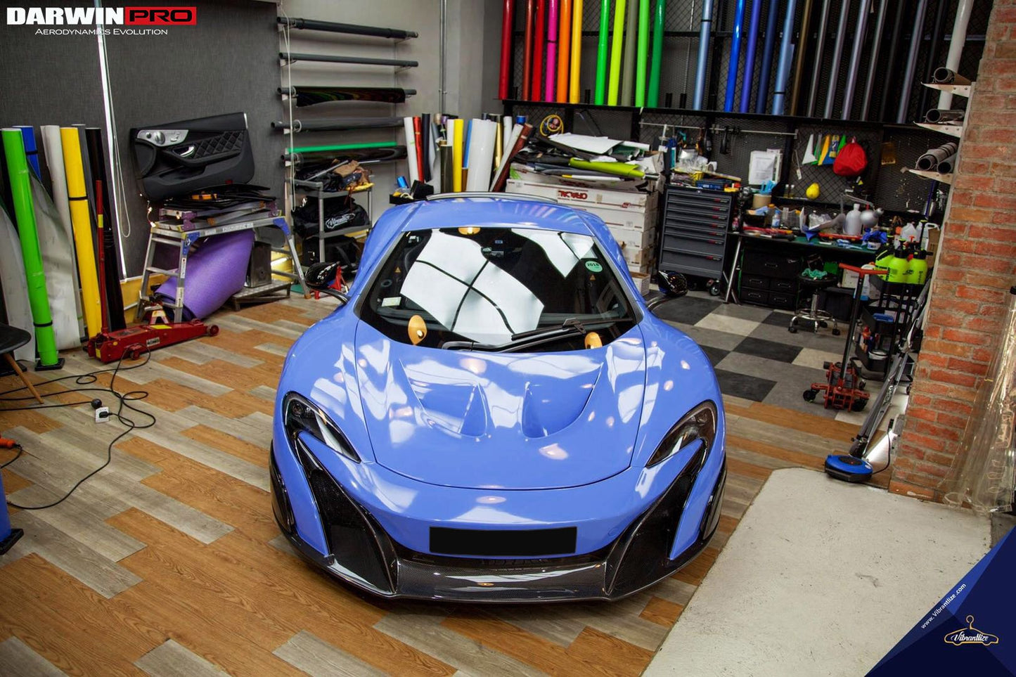 2014-2017 McLaren 650S P1 Style Carbon Fiber Hood - DarwinPRO Aerodynamics