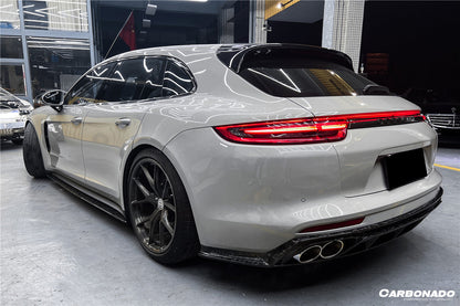 2017-2023 Porsche Panamera 971-1/971-2 OD Style Side Skirts - Carbonado