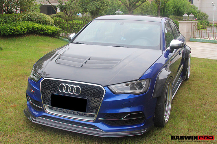 2013-2016 Audi S3/ A3 Sedan BKSS Style Hood - DarwinPRO Aerodynamics