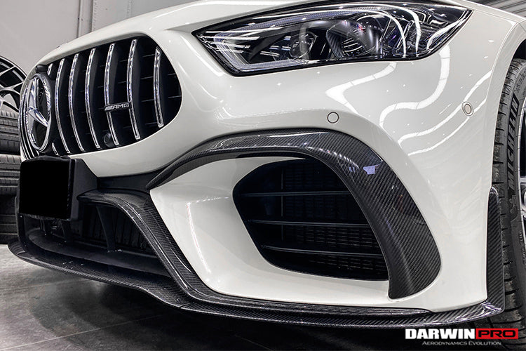 2019+ Mercedes Benz AMG GT63/S 4Door Coupe X290 Carbon Fiber Front Lip - DarwinPRO Aerodynamics