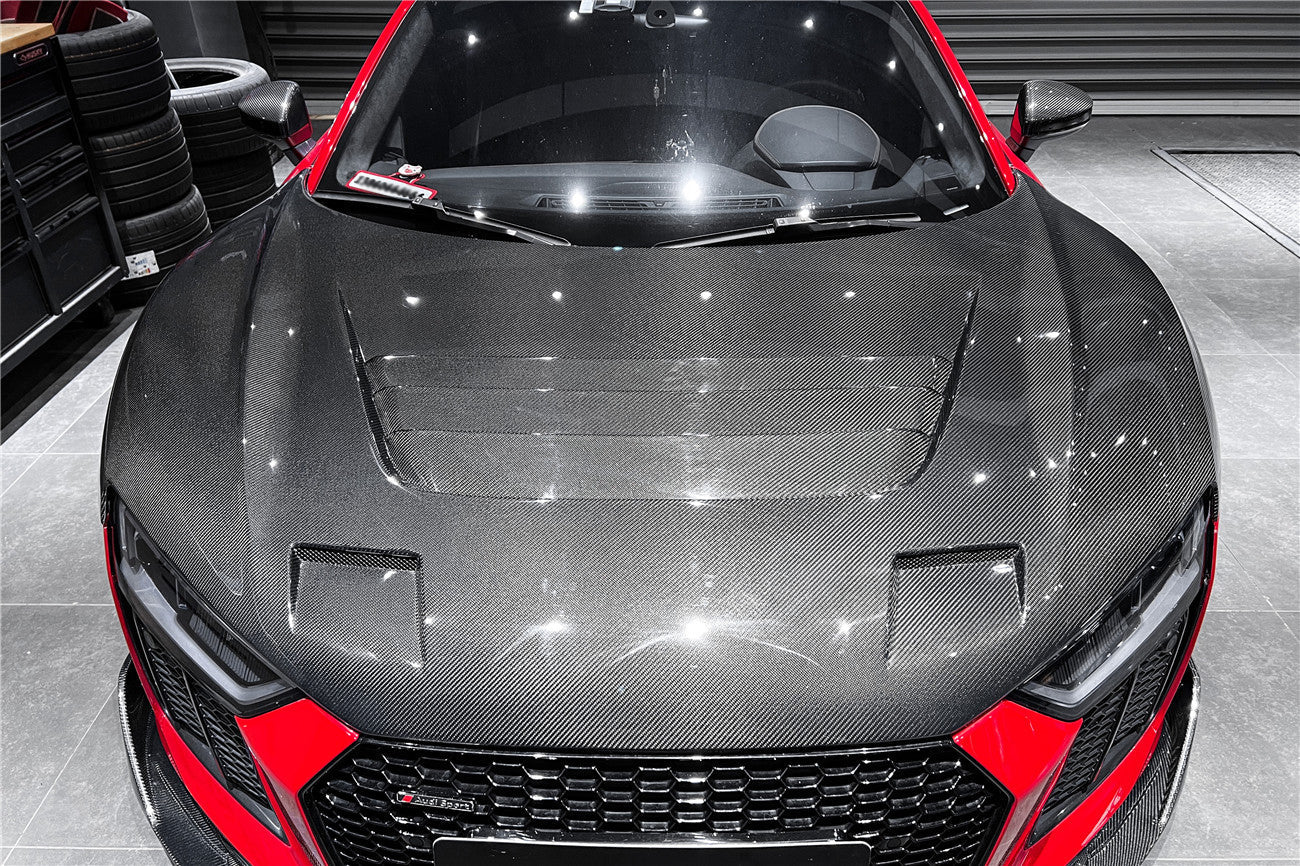 2016-2023 Audi R8 Coupe/Spyder iMP Performance Carbon Fiber Hood - DarwinPRO Aerodynamics