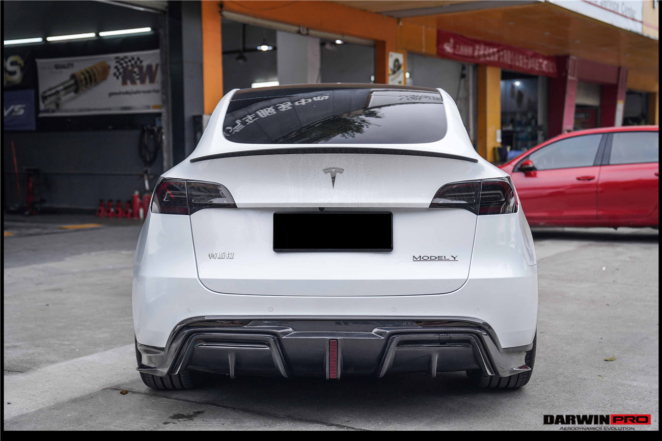 2020-2023 Tesla Model Y IMP Performance Carbon Fiber Rear Diffuser - DarwinPRO Aerodynamics
