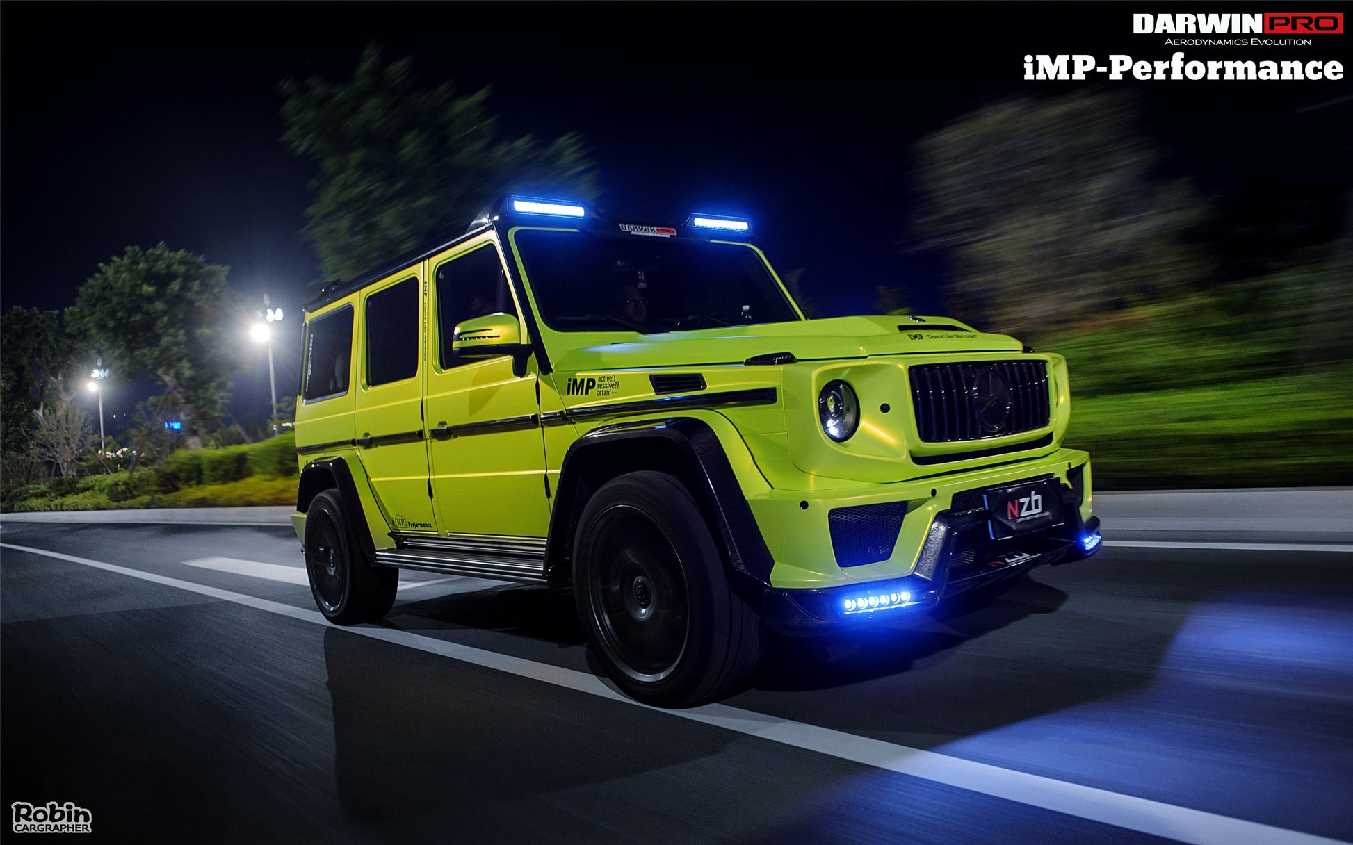 2006-2018 Mercedes Benz W463 G Class Wagon IMP Performance Front Roof Spoiler - DarwinPRO Aerodynamics