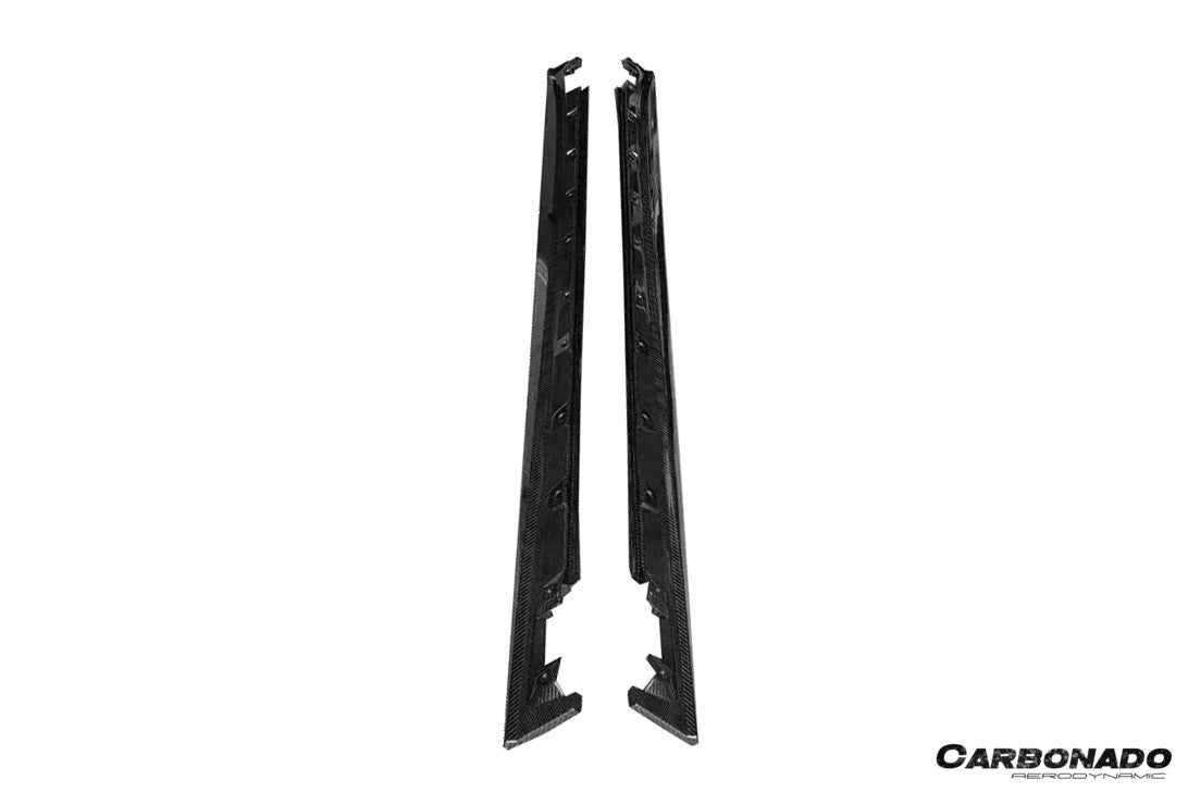 2020-2024 Bentley Flying Spur OEM Style Autoclave Carbon Fiber Side Skirts