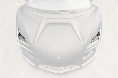 2024-UP Lamborghini Revuelto MSY Style Autoclave Carbon Fiber Middle Front Light Cover