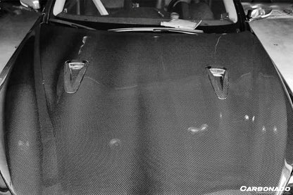 2014-2017 Infiniti Q50 Sedan EAU ROUGE Style Hood - Carbonado