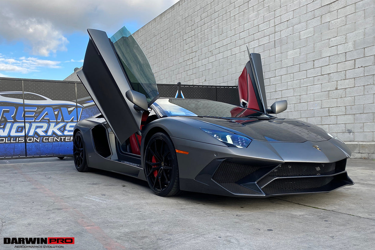2011-2021 Lamborghini Aventador LP700 LP740 Coupe/Roadster SV Style Front Bumper - DarwinPRO Aerodynamics
