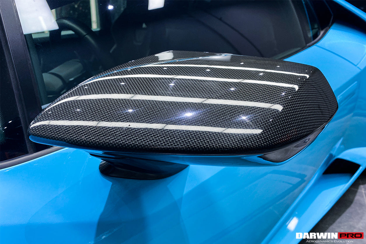 2011-2016 Lamborghini Aventador LP700 Coupe/Roadster BKSS Style Carbon Fiber Rear Side Scoops - DarwinPRO Aerodynamics