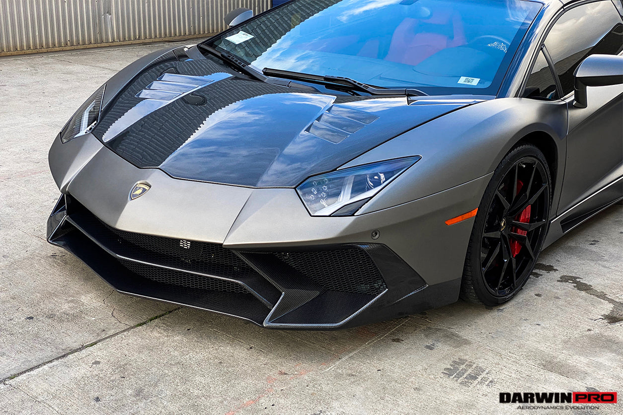 2011-2021 Lamborghini Aventador LP700 LP740 Coupe/Roadster BKSS Style Hood - DarwinPRO Aerodynamics