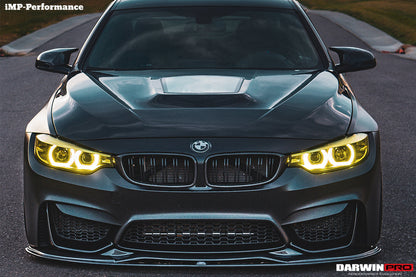 2014-2020 BMW M3/M4 IMP Performance Partial Carbon Fiber Hood - DarwinPRO Aerodynamics