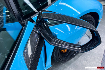2015-2023 Lamborghini Huracan LP610/LP580/EVO/STO/PERFORMANTE Autoclave Carbon Fiber Mirror Housing Repalcement - DarwinPRO Aerodynamics