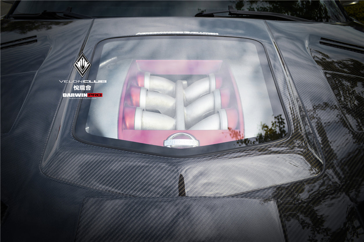 2008-2016 Nissan GTR R35 CBA/DBA IMP Performance Carbon Fiber Hood - DarwinPRO Aerodynamics