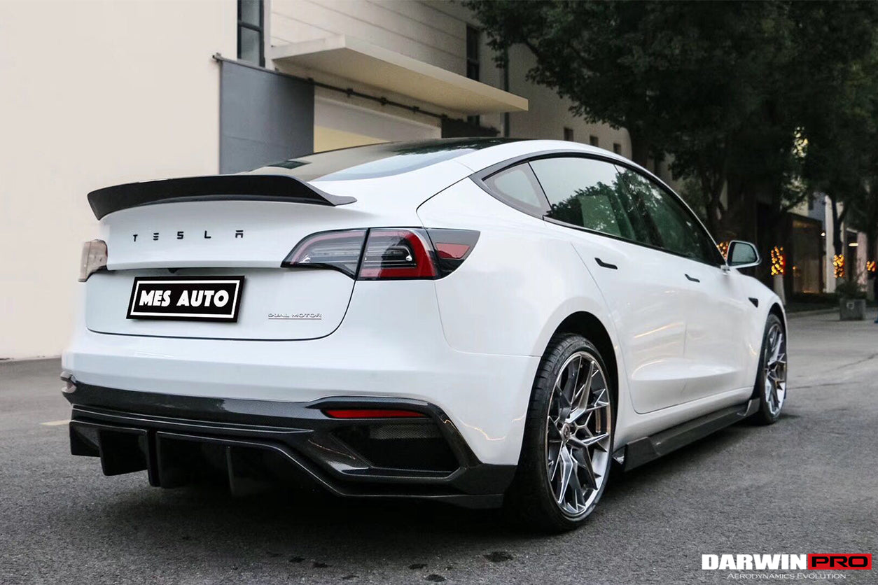 2017-2023 Tesla Model 3 IMP Performance Carbon Fiber Trunk Spoiler - DarwinPRO Aerodynamics