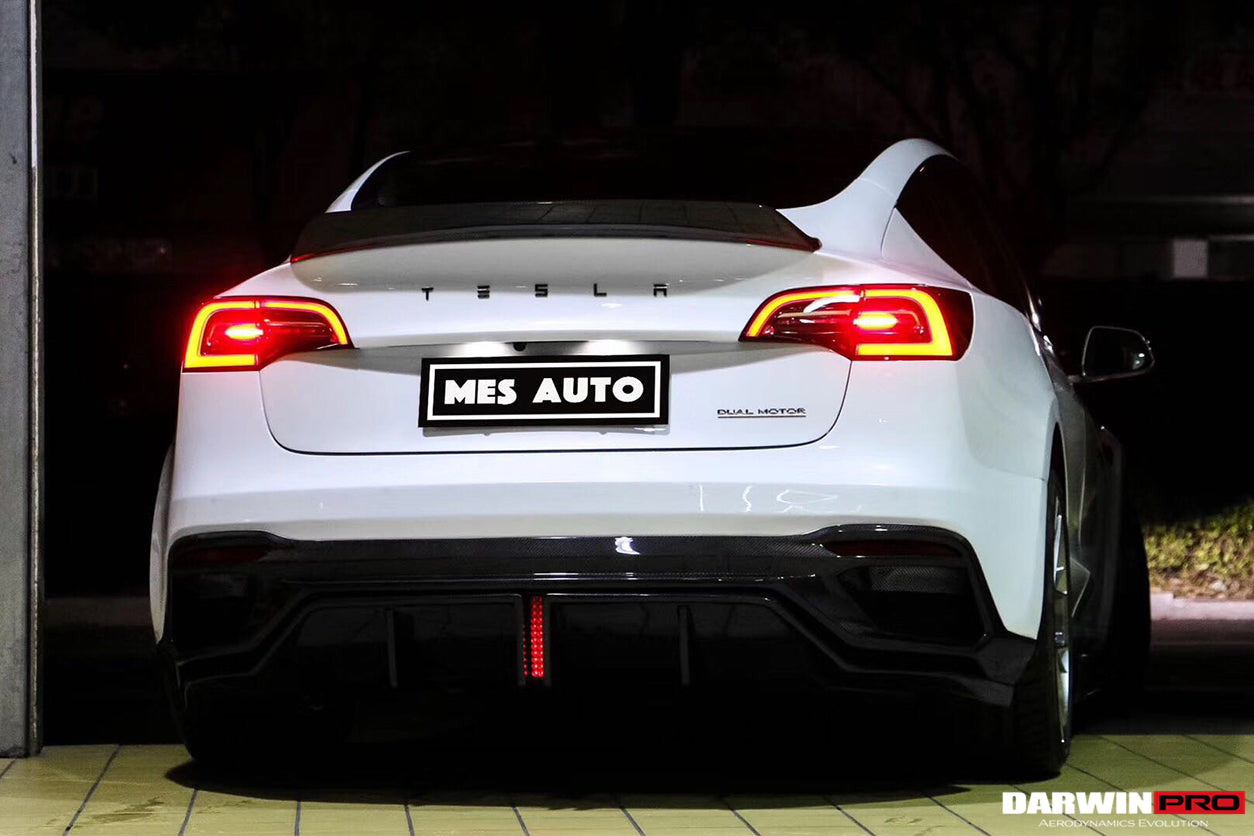2017-2023 Tesla Model 3 IMP Performance Carbon Fiber Trunk Spoiler - DarwinPRO Aerodynamics