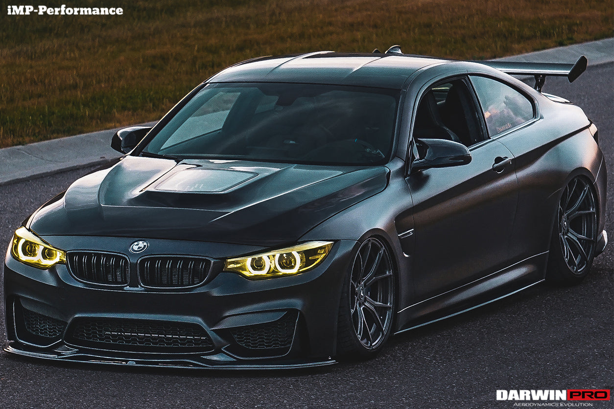 2014-2020 BMW M3/M4 IMP Performance Partial Carbon Fiber Hood - DarwinPRO Aerodynamics