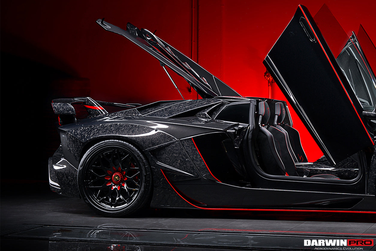 2013-2016 Lamborghini Aventador LP700 LP740 Roadster Carbon Fiber Rear Intake Panel - DarwinPRO Aerodynamics