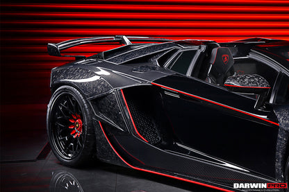 2013-2016 Lamborghini Aventador LP700 LP740 Roadster Carbon Fiber Rear Intake Panel - DarwinPRO Aerodynamics
