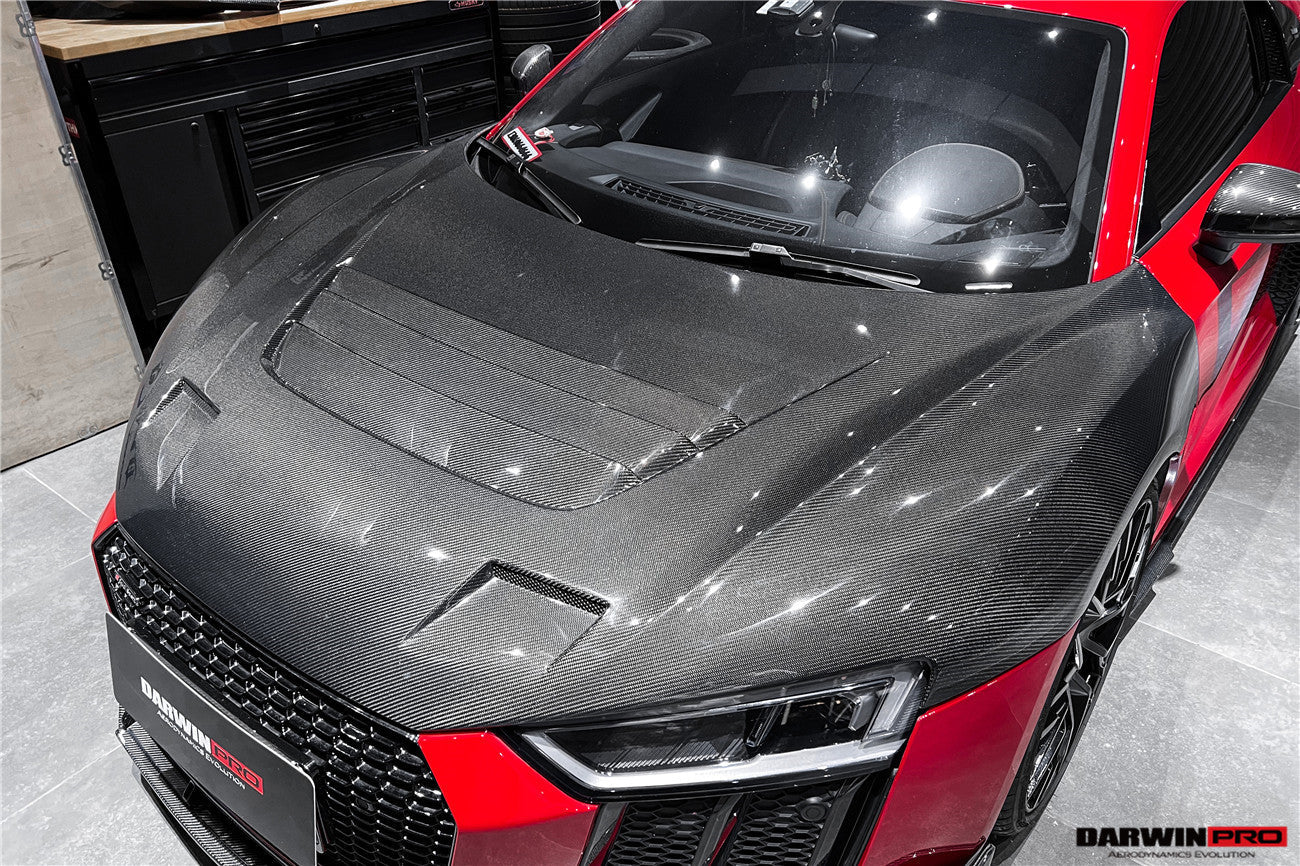 2016-2023 Audi R8 Coupe/Spyder iMP Performance Carbon Fiber Hood - DarwinPRO Aerodynamics