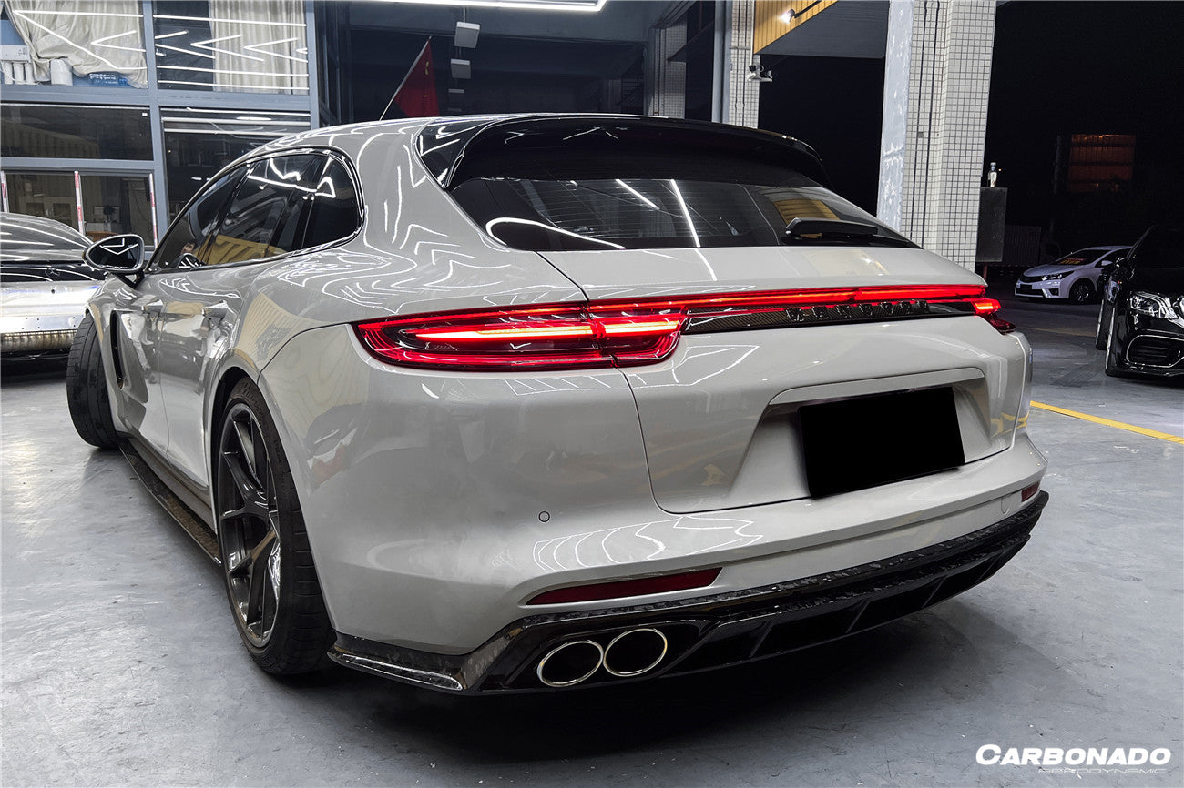 2017-2023 Porsche Panamera 971-1/971-2 OD Style Rear Lip - Carbonado