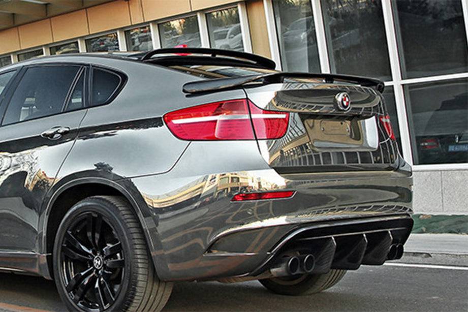 2009-2014 BMW E71 X6M AK Style Carbon Fiber Rear Diffuser - Carbonado
