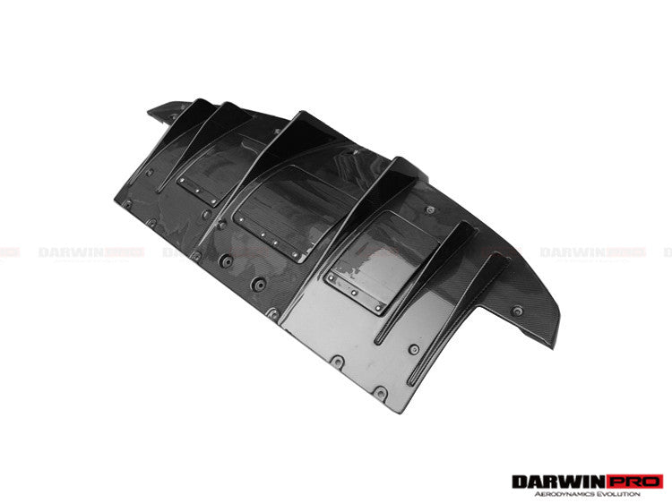 2013-2015 Ferrari 458 Speciale Carbon Fiber Rear Diffuser - DarwinPRO Aerodynamics