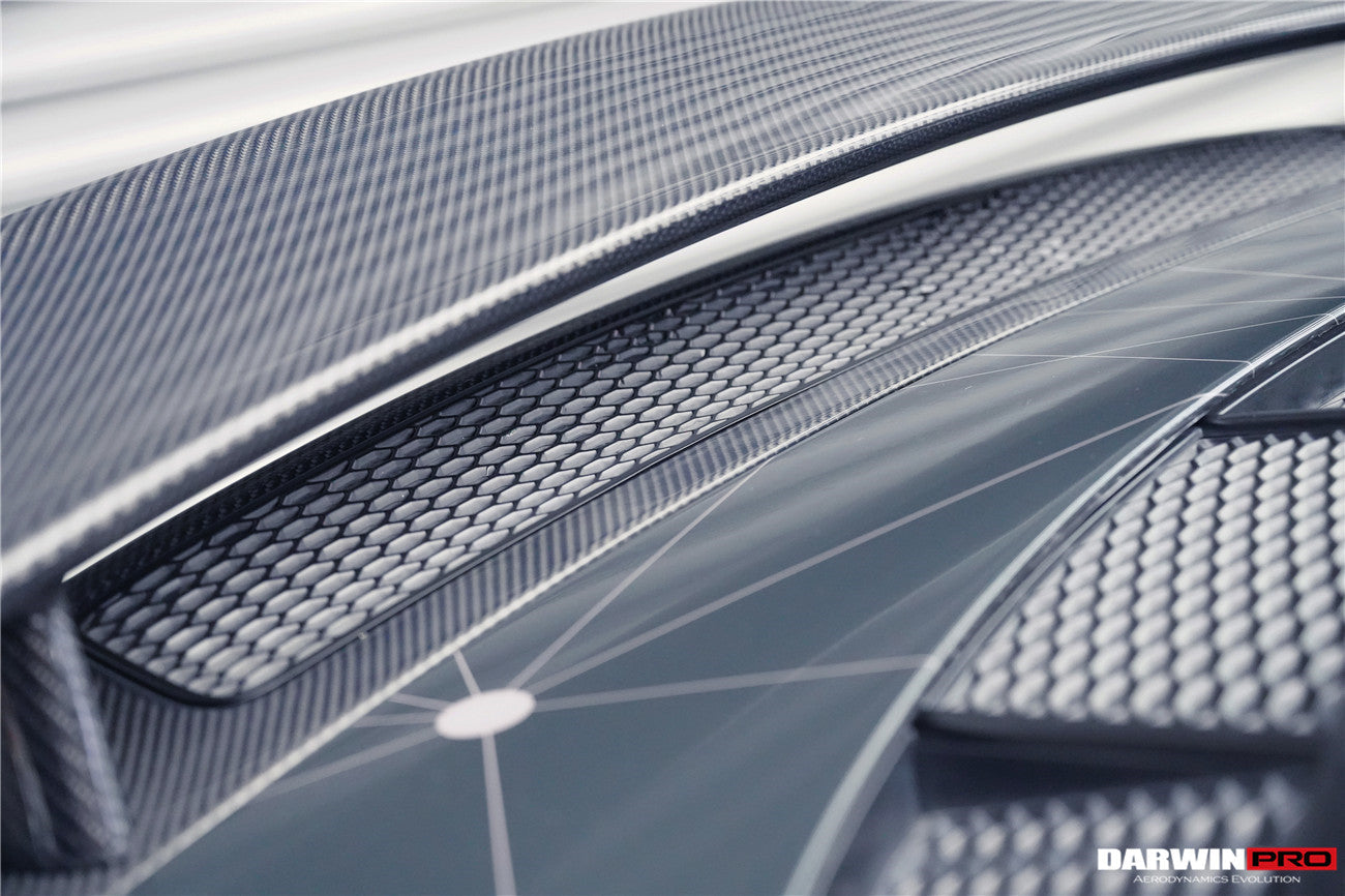 2016-2019 Audi R8 GEN2 V10 PLUS Coupe ONLY GT Style Carbon Fiber Trunk Wing w/ Base - DarwinPRO Aerodynamics
