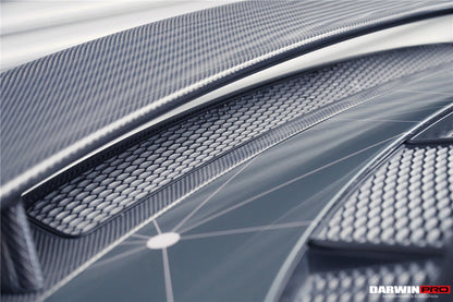 2016-2019 Audi R8 GEN2 V10 PLUS Coupe ONLY GT Style Carbon Fiber Trunk Wing w/ Base - DarwinPRO Aerodynamics