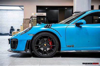 2016-2019 Porsche 911 991.2 Carrera /Targa 4/4S GT2RS Style Partial Carbon Fiber Fender - DarwinPRO Aerodynamics