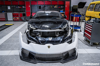 2015-2021 Lamborghini Huracan LP610/LP580/EVO VRS Style Front Bumper - Carbonado