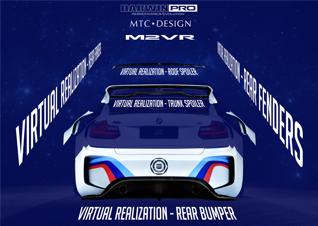 2014-2019 BMW 2 Series F22 VR Style Partial Carbon Fiber Wide Body Full Body Kit - DarwinPRO Aerodynamics