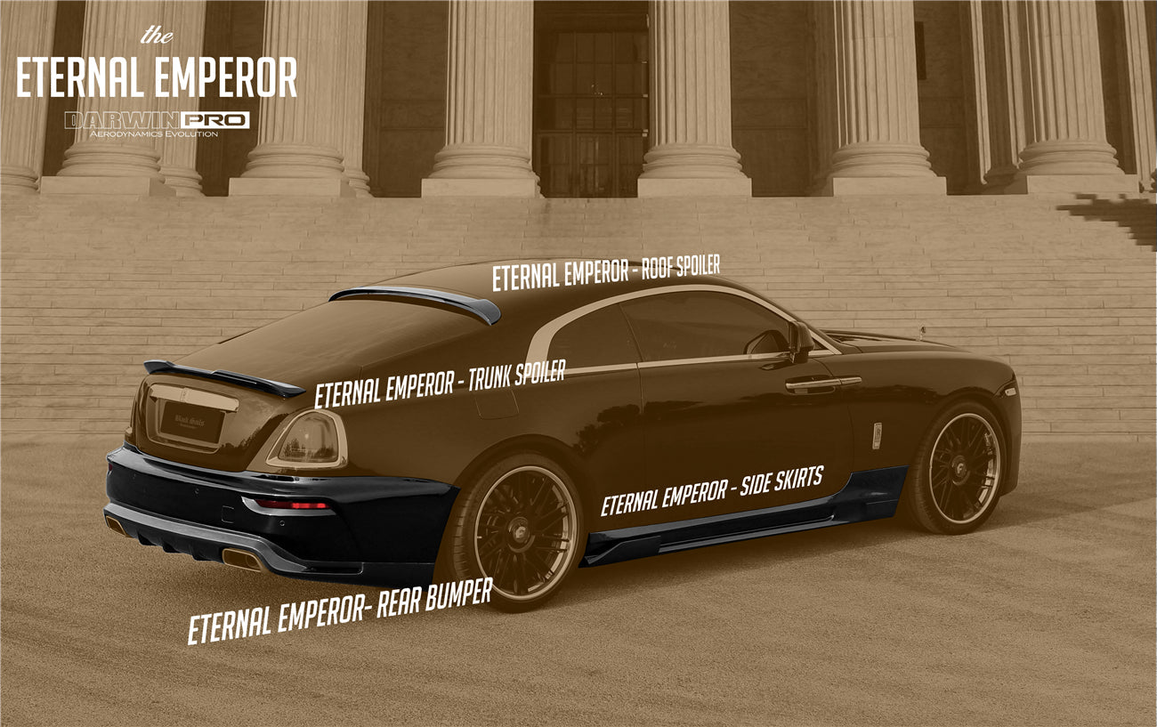 2016-2020 Rolls-Royce Wraith BKSS Style Partial Carbon Fiber Full Body Kit - DarwinPRO Aerodynamics